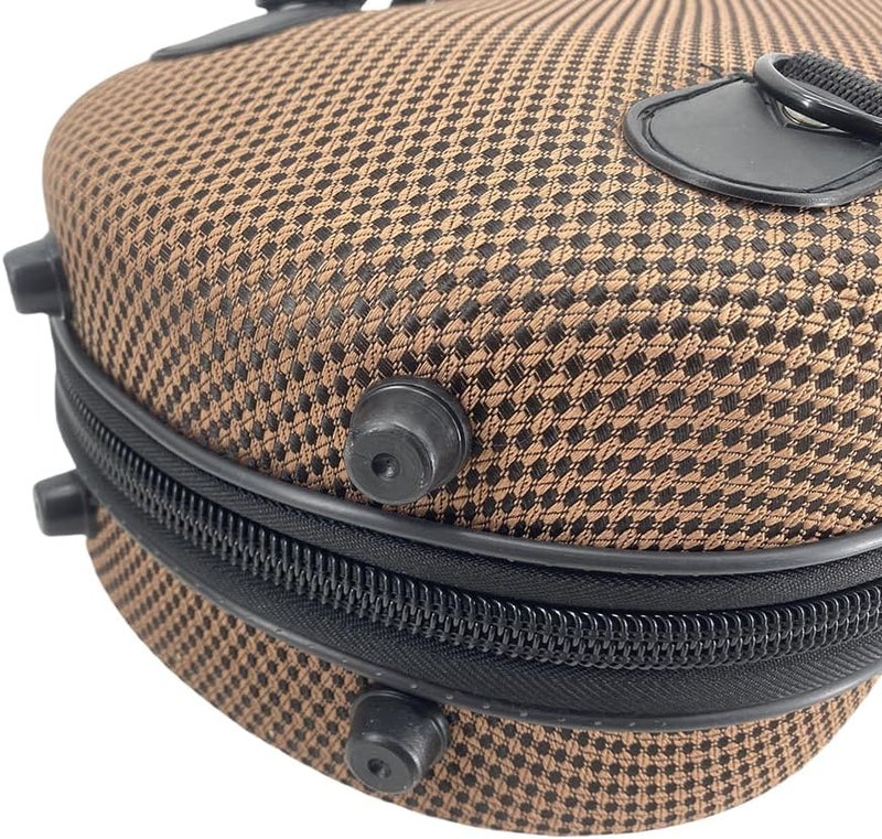 YoungMonic Alto Saxophone Case Nylon Saxophone Accessories Black Lightweight Strap Strong Hard Protect Alto Sax Case (Bronw1) - Image 5